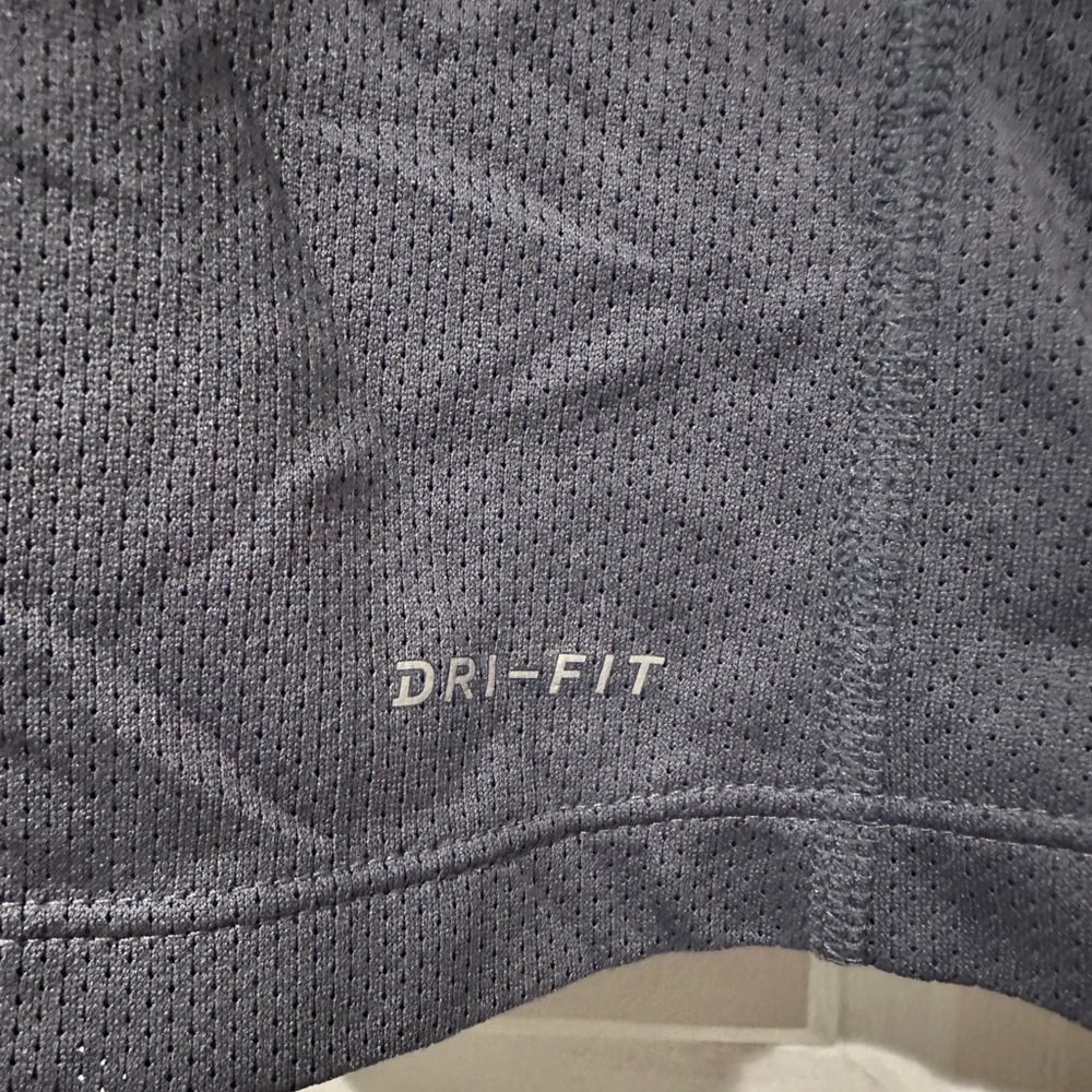 Nike Women's DRI-FIT Charcoal Gray Racerback Tank Sz L - Picture 3 of 7